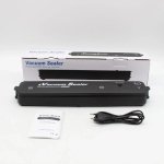 Вакуумный упаковщик еды Vacuum Sealer, Черный / Бытовой вакууматор для продуктов — изображение 10