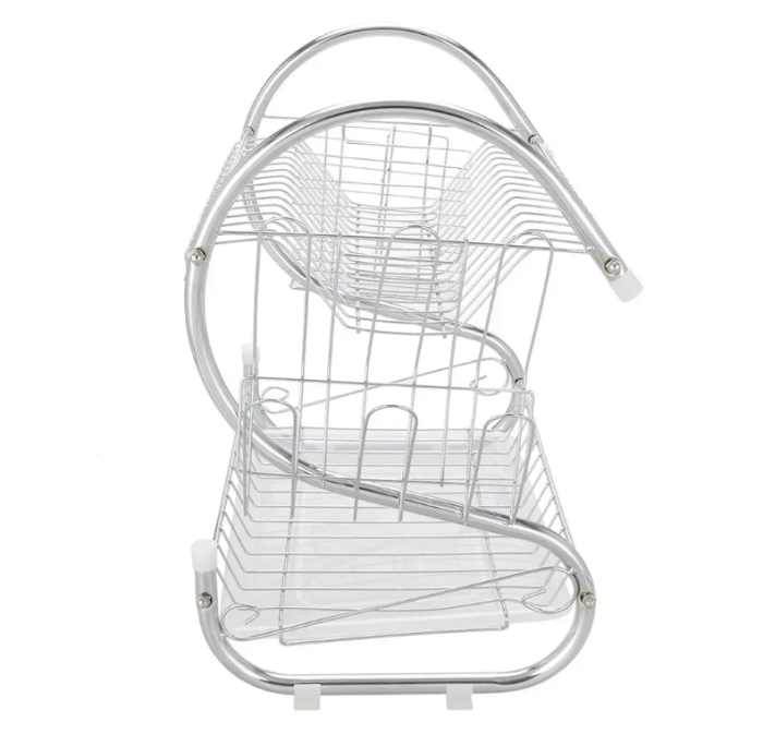 Стойка для хранения посуды (360х115х240мм), Kitchen Storage Rack / Кухонная сушилка для посуды с поддоном — изображение 2
