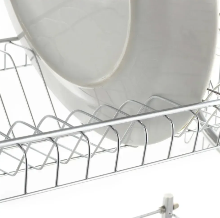 Стойка для хранения посуды (360х115х240мм), Kitchen Storage Rack / Кухонная сушилка для посуды с поддоном — изображение 6