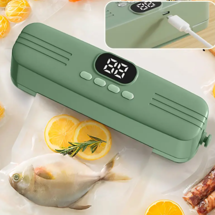 Вакууматор AND 1425, USB, 7.4 Вт, портативный, перезаряжаемый, мини-упаковщик для продуктов