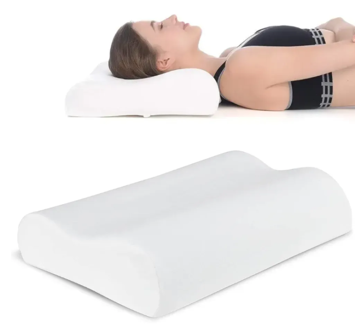 Ортопедическая подушка для сна с эффектом памяти 50x29x10/7см, Memory Foam Pillow — изображение 4
