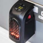 Портативный обогреватель 400Вт с терморегулятором от сети HANDY HEATER / Керамический мини тепловентилятор — изображение 4