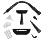 Пароочиститель ручной на 350мл, 1000Вт, с насадками Steam Cleaner DF-A001 / Отпариватель с функцией пароочистителя для дома — изображение 3