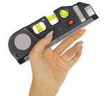 Лазерный уровень со встроенной рулеткой, LASER LEVEL PRO3 / Нивелир жидкостный для строительных работ — изображение 2