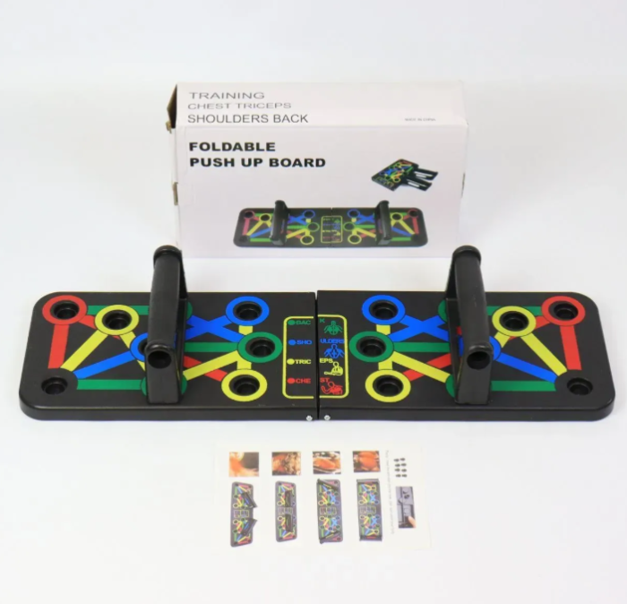 Платформа для отжиманий 14в1, Foldable Push Up Board / Тренажер для рук / Универсальные упоры для разных групп мышц — изображение 4