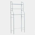 Полка стеллаж над стиральной машиной LAUNDRY RACK TW-106 Белый / Напольная стойка органайзер для ванной комнаты — изображение 3