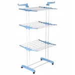 Складная многоярусная сушилка для белья на колесах Garment Rack, нагрузка до 50 кг (172×73×64 см) — изображение 5