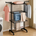 Многоярусная сушилка для белья до 50 кг (172х73х64 см) Garment Rack / Складная напольная сушилка для вещей / Вертикальная сушилка