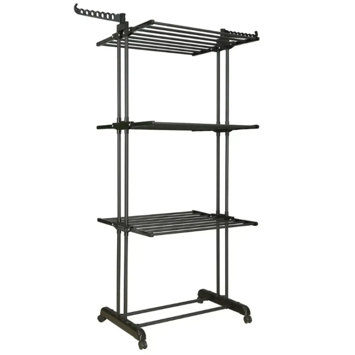 Многоярусная сушилка для белья до 50 кг (172х73х64 см) Garment Rack / Складная напольная сушилка для вещей / Вертикальная сушилка — изображение 2