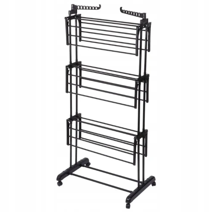 Многоярусная сушилка для белья до 50 кг (172х73х64 см) Garment Rack / Складная напольная сушилка для вещей / Вертикальная сушилка — изображение 3