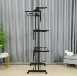 Многоярусная сушилка для белья до 50 кг (172х73х64 см) Garment Rack / Складная напольная сушилка для вещей / Вертикальная сушилка — изображение 5