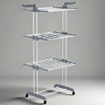 Многоярусная сушилка для белья до 50 кг (172х73х64 см) Garment Rack / Складная напольная сушилка для вещей / Вертикальная сушилка — изображение 6