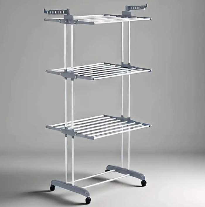 Многоярусная сушилка для белья до 50 кг (172х73х64 см) Garment Rack / Складная напольная сушилка для вещей / Вертикальная сушилка — изображение 6