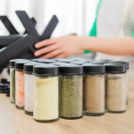 Карусель для специй и приправ (18 баночек), с вращением на 360°, Spice Rack / Кухонный органайзер для хранения приправ — изображение 5