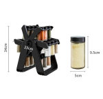 Карусель для специй и приправ (18 баночек), с вращением на 360°, Spice Rack / Кухонный органайзер для хранения приправ — изображение 8