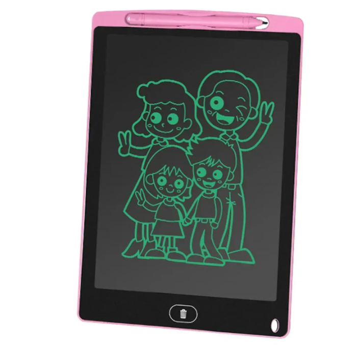 Набор 3D-ручка с трафаретами и планшетом, от сети, 3DPEN-6, Розовый / Детская 3д ручка / Набор для творчества — изображение 3