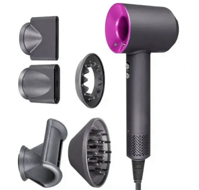 Фен-стайлер для волос 5 насадок 1600Вт Super Hair Dryer Fan — изображение 1
