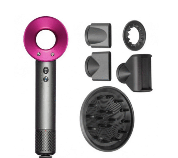 Фен-стайлер для волос 5 насадок 1600Вт Super Hair Dryer Fan — изображение 2