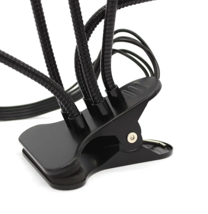 Фитолампа светодиодная 5 головок с USB и контроллером 50 Вт, L5 / Гибкая лампа для рассады с таймером — изображение 6