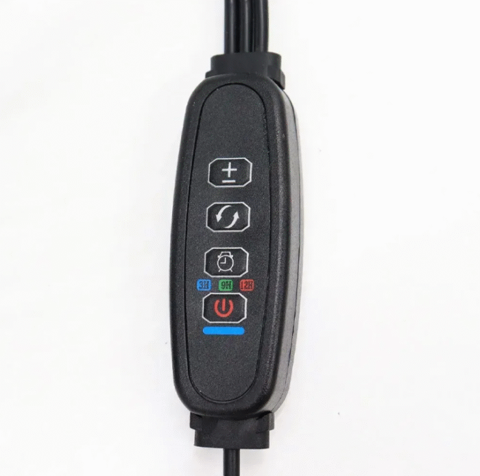 Фитолампа для растений на 4 ветки, от USB, 40 Вт / Светодиодная лампа для выращивания растений / Настольная фитолампа с таймером — изображение 4