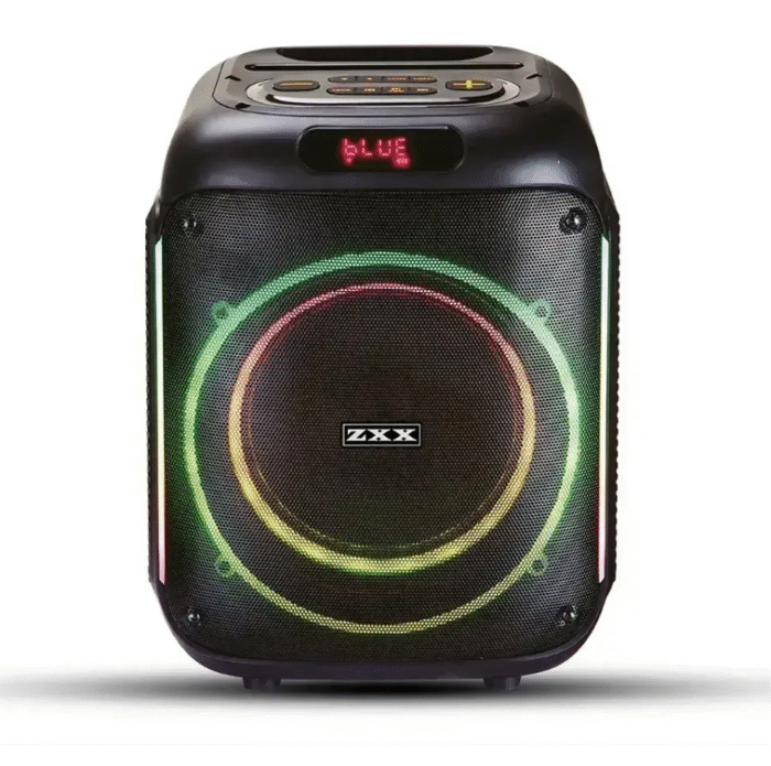 Портативная колонка ZXX-5502 (8"), Bluetooth, TWS, беспроводной микрофон, аккумулятор 2400 мАч — изображение 1