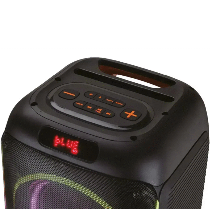 Портативная колонка ZXX-5502 (8"), Bluetooth, TWS, беспроводной микрофон, аккумулятор 2400 мАч — изображение 4