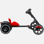 Детский электрокарт GO-KART HL-B6 с пультом управления и EVA-колесами, красный — изображение 2