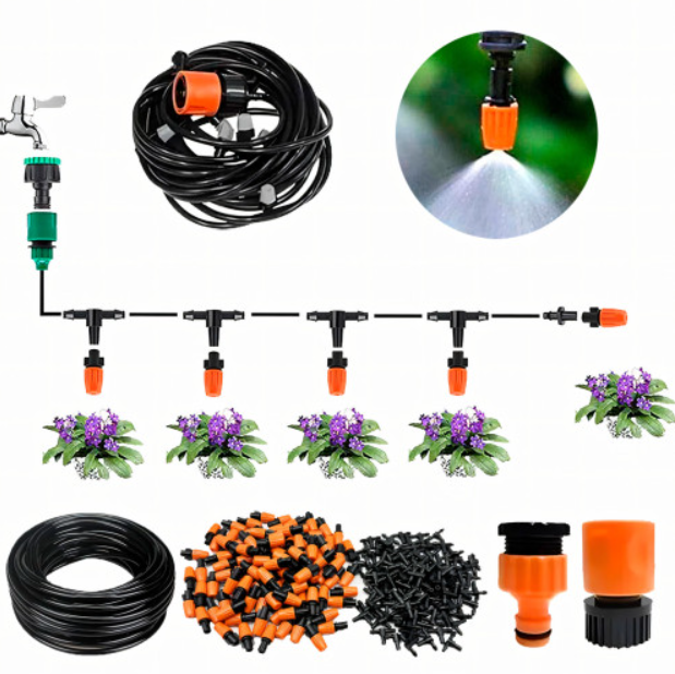 Снимок экрана 2026-05-19 143005 Садовый туманообразователь 10 м Patio Mist Mistcooling Kit BD-182 \ Автоматическая система капельного полива — изображение 1