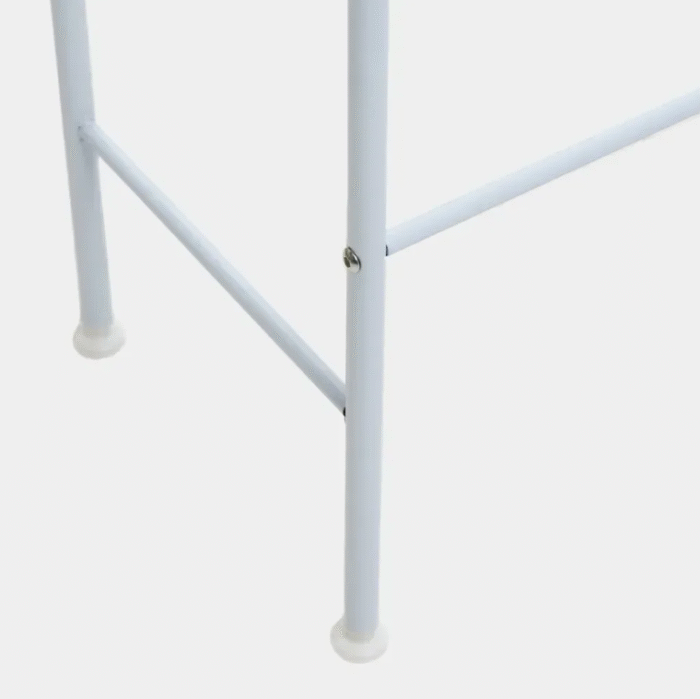 Полка стеллаж для хранения над стиральной машиной, LAUNDRY RACK TW-106, Белый / Напольная стойка органайзер для ванной комнаты — изображение 4