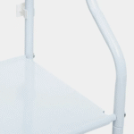 Полка стеллаж для хранения над стиральной машиной, LAUNDRY RACK TW-106, Белый / Напольная стойка органайзер для ванной комнаты — изображение 6