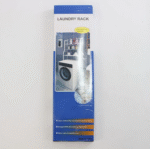 Полка стеллаж для хранения над стиральной машиной, LAUNDRY RACK TW-106, Белый / Напольная стойка органайзер для ванной комнаты — изображение 7